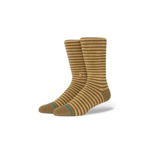 Stance Skipper Crew Sock - Unisex - Ponožky Stance - Hnedé - A556D23SKI-STO - Veľkosť: 38