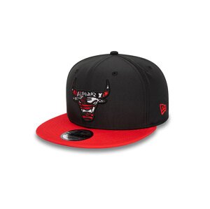 New Era Chicago Bulls Infill Black 9FIFTY Snapback Cap - Unisex - Čapica New Era - Čierne - 60434979 - Veľkosť: S/M