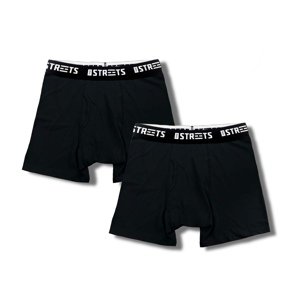 The Streets Boxers 2 Pack - Pánske - Spodné  The Streets - Čierne - STRTSBXR - Veľkosť: L