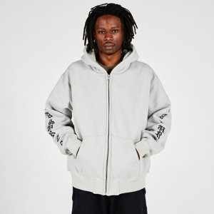 Pleasures OE Zip Up Hoodie Grey - Pánske - Mikina Pleasures - Sivé - P23W038-GREY - Veľkosť: M