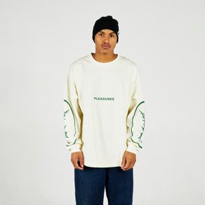 Pleasures Maximize Jersey Off White - Pánske - Tričko Pleasures - Biele - P23W040-WHITE - Veľkosť: XL
