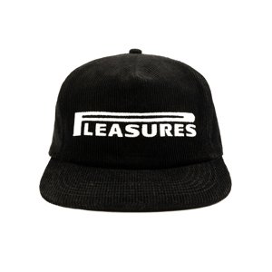 Pleasures Pit Stop Corduroy Hat Black - Unisex - Šiltovka Pleasures - Čierne - P24SP066-BLACK - Veľkosť: UNI