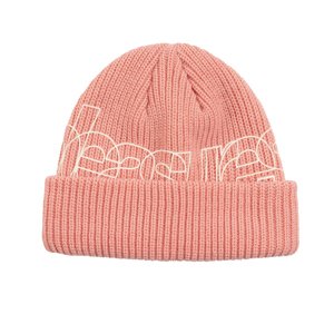 Pleasures Outline Beanie Pink - Unisex - Čapica Pleasures - Ružové - P24SP068-PINK - Veľkosť: UNI