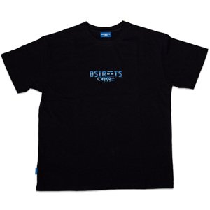 The Streets Culture Blue Logo Tee - Pánske - Tričko The Streets - Čierne - STRTSCULTBLOGOT - Veľkosť: 2XL