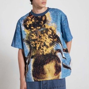 Pleasures Honeybee Heavyweight Tee - Pánske - Tričko Pleasures - Modré - P24SU016-BLUE - Veľkosť: L