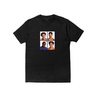 Pleasures Cast Tee Black - Pánske - Tričko Pleasures - Čierne - P24SU057-BLACK - Veľkosť: 2XL