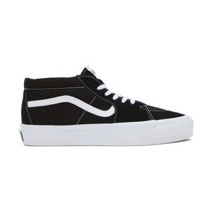 Vans Sk8-Mid Reissue 83 LX Black White - Pánske - Tenisky Vans - Čierne - VN000CQQBA2 - Veľkosť: 41