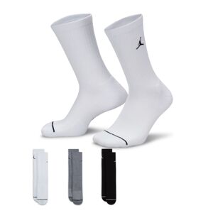 Jordan Everyday Crew Socks 3-Pack Multi-Color - Unisex - Ponožky Jordan - Biele - DX9632-914 - Veľkosť: L