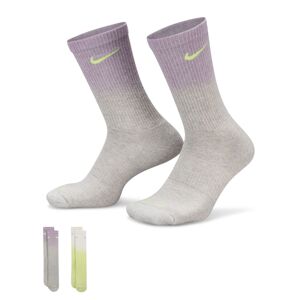 Nike Everyday Plus Cushioned Crew Socks 2 Pairs - Unisex - Ponožky Nike - Viacfarebné - FQ1355-908 - Veľkosť: XL