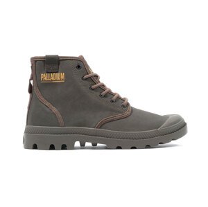 Palladium Pampa Hi Coated - Pánske - Tenisky Palladium - Sivé - 74375-213-M - Veľkosť: 44