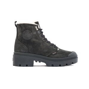 Palladium Pallabase Black - Dámske - Tenisky Palladium - Červené - 98867-008-M - Veľkosť: 39