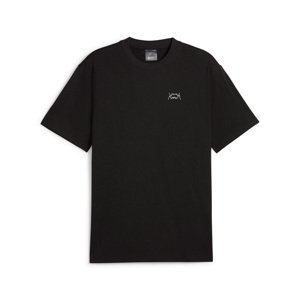 Puma Jaws EMB Core Tee Black - Pánske - Tričko Puma - Čierne - 624772-01 - Veľkosť: XL