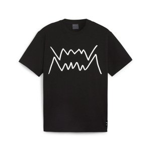 Puma Jaws Core Tee Black - Pánske - Tričko Puma - Čierne - 624698-01 - Veľkosť: 2XL