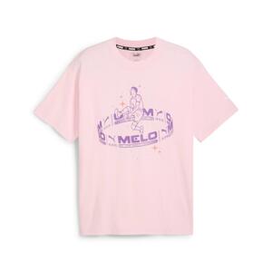 Puma Melo Iridiscent Short Sleeve Tee Pink - Pánske - Tričko Puma - Ružové - 625347-01 - Veľkosť: XL
