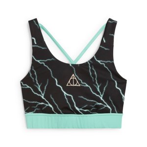 Puma Hoops x Harry Potter Sports Bra - Dámske - Športová podprsenka Puma - Čierne - 627814-01 - Veľkosť: M