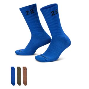 Jordan Essentials Crew Socks 3-Pack Multi-Color - Unisex - Ponožky Jordan - Viacfarebné - DA5718-922 - Veľkosť: L