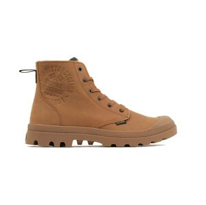 Palladium Pampa Continental Leather Royal Entfield - Unisex - Tenisky Palladium - Hnedé - 74373-203-M - Veľkosť: 47