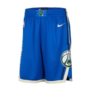 Nike Dri-FIT NBA Milwaukee Bucks 2024/25 City Edition Swingman Shorts - Pánske - Kraťasy Nike - Modré - FQ4413-480 - Veľkosť: XL