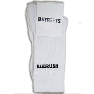 The Streets Logo Socks White - Unisex - Ponožky The Streets - Biele - STRTSLOGOSCKSW - Veľkosť: 39-42