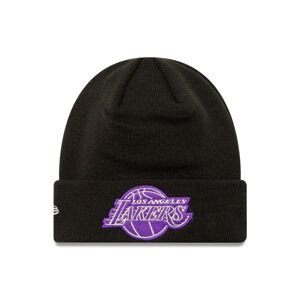 New Era Knit Medium NBA Metallic Los Angeles Lakers Beanie - Unisex - Čapica New Era - Čierne - 60580875 - Veľkosť: UNI