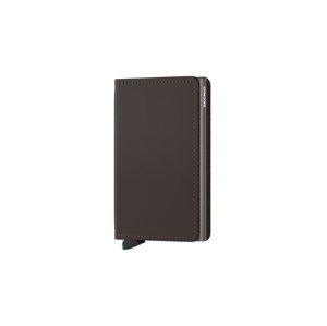 Secrid Slimwallet Matte Trufﬂe - Unisex - Doplnok Secrid - Hnedé - SM-Trufﬂe - Veľkosť: UNI