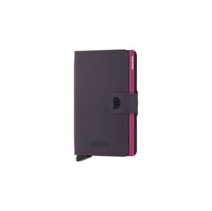 Secrid Miniwallet Matte Dark Purple-Fuchsia - Unisex - Doplnok Secrid - Fialové - MM-Dark-Purple-Fuchsia - Veľkosť: UNI