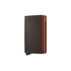 Secrid Slimwallet Matte Trufﬂe & Orange - Unisex - Doplnok Secrid - Oranžové - SM-Trufﬂe-Orange - Veľkosť: UNI
