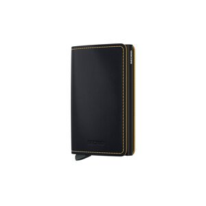 Secrid Slimwallet Matte Black & Ochre - Unisex - Doplnok Secrid - Čierne - SM-Black-Ochre - Veľkosť: UNI