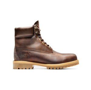 Timberland Premium 6-Inch Lace-Up Waterproof Boot for Dark Brown - Pánske - Tenisky Timberland - Hnedé - 27097-214 - Veľkosť: 42
