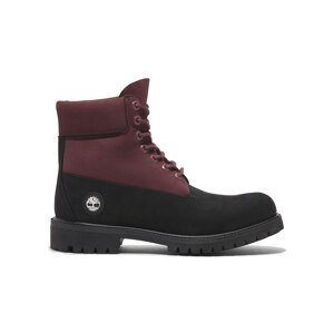 Timberland 6 In Premium WP Boot Black Nubuck - Pánske - Tenisky Timberland - Červené - A2P6W-EJE - Veľkosť: 41.5