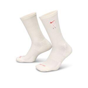 Nike Everyday Plus Valentine’s Day Cushioned Crew Socks Sail - Unisex - Ponožky Nike - Biele - HJ9381-133 - Veľkosť: XL