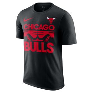 Nike NBA Chicago Bulls Courtside Tee Black - Pánske - Tričko Nike - Čierne - HQ0588-010 - Veľkosť: M