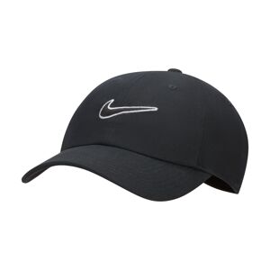 Nike Club Unstructured Swoosh Cap Black - Unisex - Šiltovka Nike - Čierne - FB5369-010 - Veľkosť: L/XL