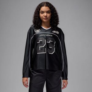 Jordan Wmns Long-Sleeve Jersey Black - Pánske - Dres Jordan - Čierne - HF9459-010 - Veľkosť: L