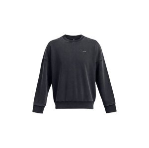 Under Armour M Icon Heavyweight Fleece Wash Oversized Crew - Pánske - Mikina Under Armour - Čierne - 1386553-001 - Veľkosť: XL