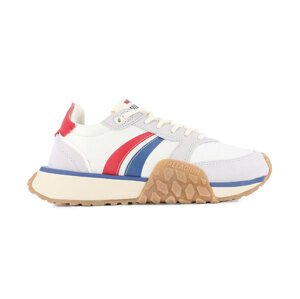 Palladium Troop Runner Flame White Chili Blue M - Pánske - Tenisky Palladium - Biele - 74487-160-M - Veľkosť: 43