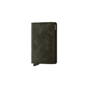 Secrid Slimwallet Vintage Olive Black - Unisex - Doplnok Secrid - Čierne - SV-Olive-Black - Veľkosť: UNI