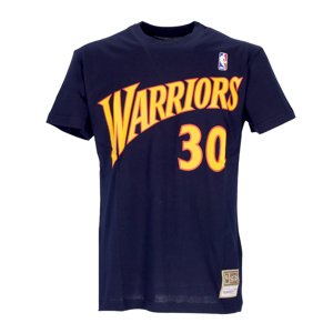 Mitchell & Ness Stephen Curry Golden State Warriors Tee - Pánske - Tričko Mitchell & Ness - Modré - BMTRINTL1074-GSWSCNAVY - Veľkosť: XL