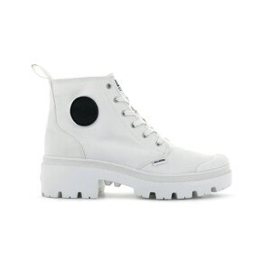 Palladium Pallabase Twill - Dámske - Tenisky Palladium - Biele - 96907-116-M - Veľkosť: 37