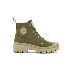 Palladium Pallabase Twill - Dámske - Tenisky Palladium - Zelené - 96907-204-M - Veľkosť: 42
