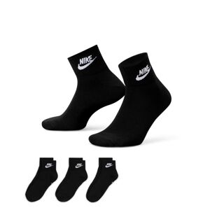 Nike Everyday Essential Socks 3-Pack Black - Unisex - Ponožky Nike - Čierne - DX5074-010 - Veľkosť: L
