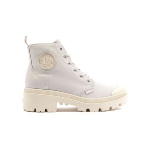 Palladium Pallabase Twill - Dámske - Tenisky Palladium - Biele - 96907-055-M - Veľkosť: 40