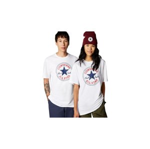Converse Go-To All Star Patch Standard Fit T-Shirt - Unisex - Tričko Converse - Biele - 10025459-A03 - Veľkosť: S