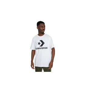 Converse Standard Fit Large Logo Star Chevron Tee - Pánske - Tričko Converse - Biele - 10025458-A03 - Veľkosť: M