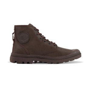 Palladium Pampa Hi Coated Dark Cocoa - Pánske - Tenisky Palladium - Hnedé - 74375-249-M - Veľkosť: 37