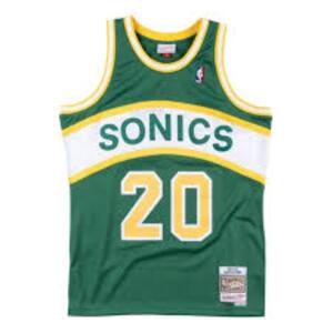 Mitchell & Ness NBA Revolution 1994 Gary Payton Swingman Jersey - Pánske - Dres Mitchell & Ness - Zelené - SMJYGS18044-SSUKYGN194GPA - Veľkosť: XL