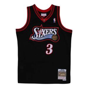 Mitchell & Ness NBA 76ERS 1997 Allen Iverson Dark Jersey - Pánske - Dres Mitchell & Ness - Čierne - SMJY4160-P7697AIVBLCK - Veľkosť: XL