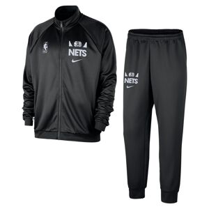 Nike NBA Brooklyn Nets Club Courtside Tracksuit Black - Pánske - Súprava Nike - Čierne - FZ7656-010 - Veľkosť: M