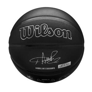 Wilson NBA Player Evergreen Giannis Antetokounmpo Size 7 - Unisex - Lopta Wilson - Čierne - WZ4026701XB7 - Veľkosť: 7