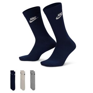 Nike Sportswear Everyday Essential Crew 3-Pack Socks Multi-Color - Unisex - Ponožky Nike - Viacfarebné - DX5025-903 - Veľkosť: S